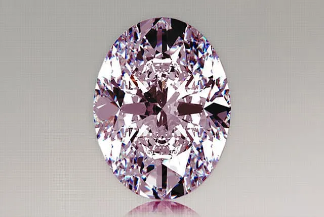 0.29 Carat Oval Pink Lab Diamond