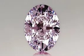 0.29 Carat Oval Pink Lab Diamond