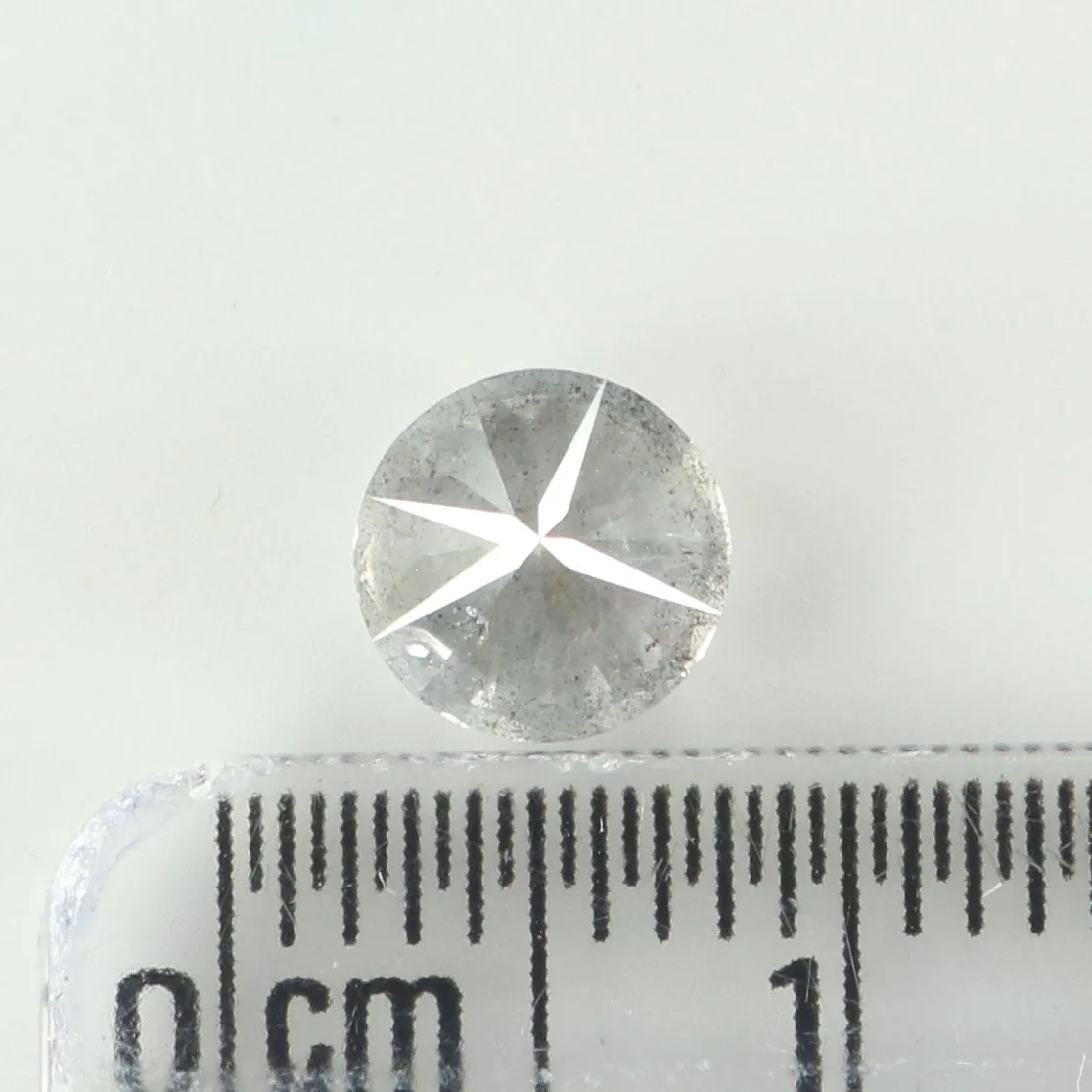 0.96 CT Natural Loose Round Shape Diamond Grey Color Round Cut Diamond 6.05 MM Natural Loose Diamond Round Brilliant Cut Diamond