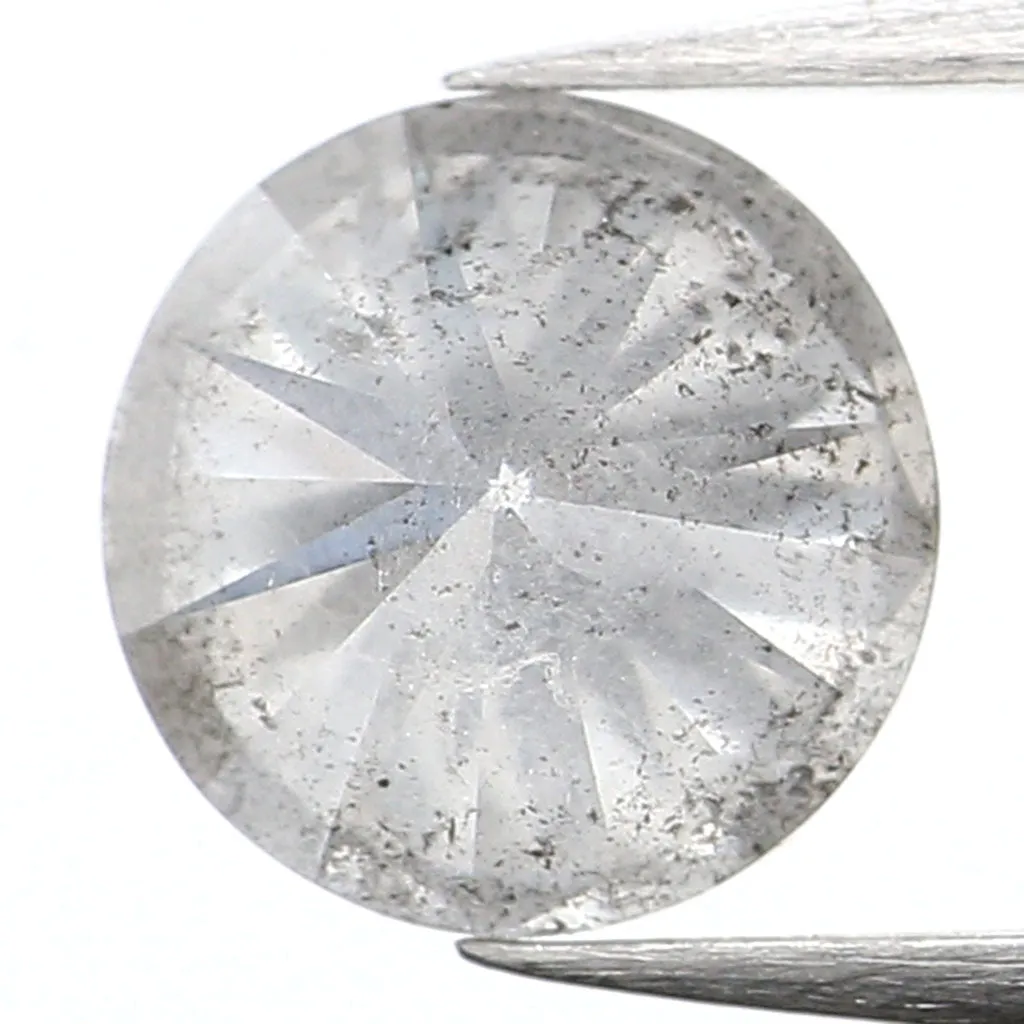 0.96 CT Natural Loose Round Shape Diamond Grey Color Round Cut Diamond 6.05 MM Natural Loose Diamond Round Brilliant Cut Diamond