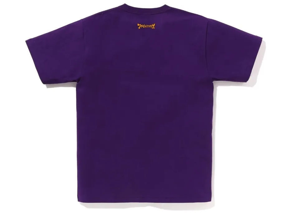 A BATHING APE  |Crew Neck Street Style Plain Cotton Short Sleeves Logo