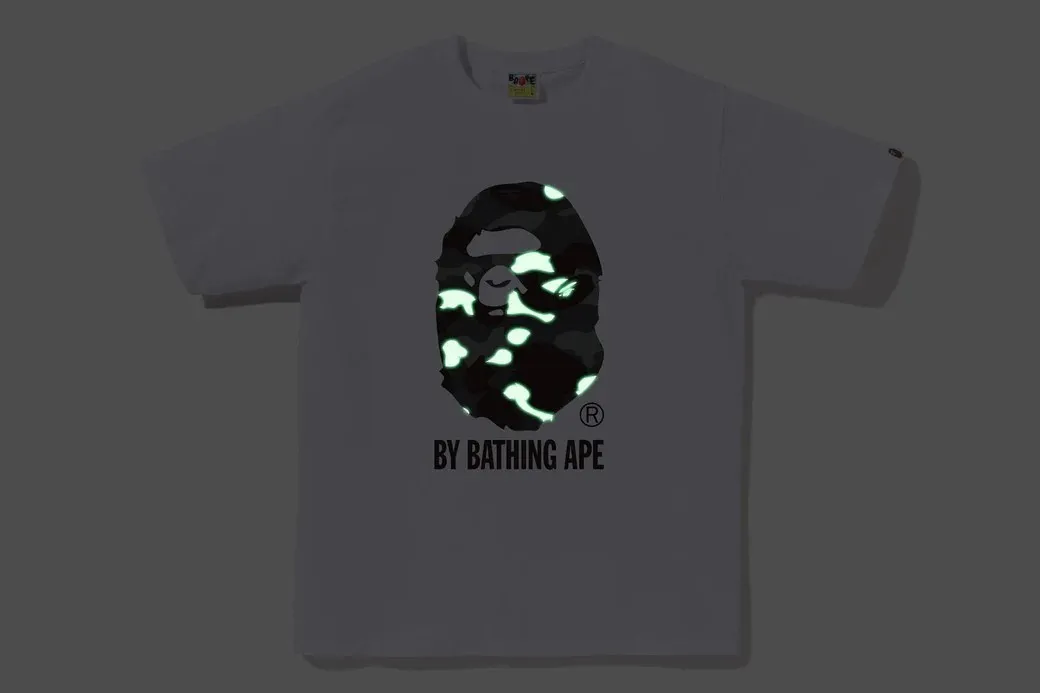 A BATHING APE  |Crew Neck Unisex Street Style Plain Cotton Short Sleeves