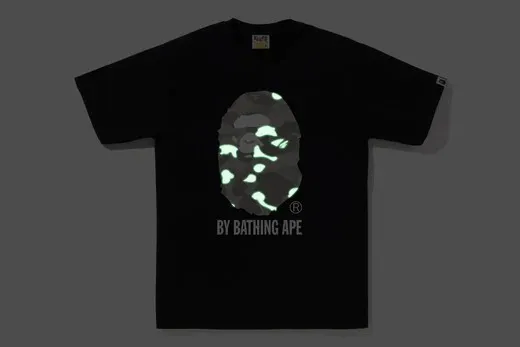 A BATHING APE  |Crew Neck Unisex Street Style Plain Cotton Short Sleeves