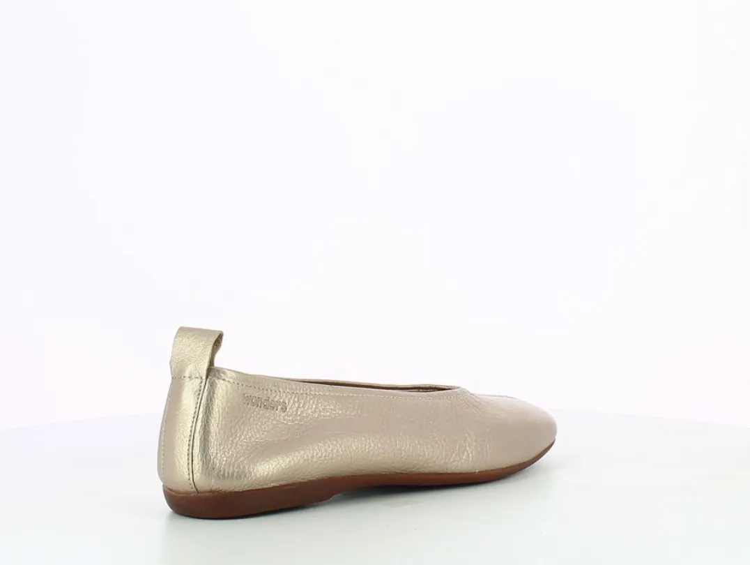 A8661 Gold Ballet Flat