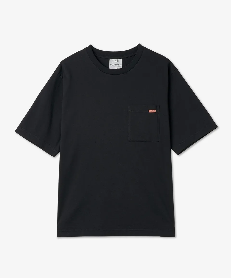 Acne Studios  |Crew Neck Street Style Plain Cotton Short Sleeves Logo