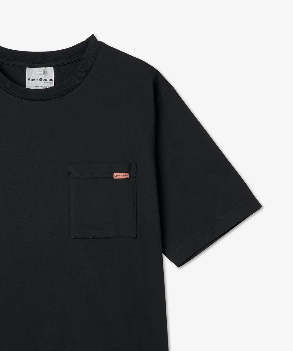 Acne Studios  |Crew Neck Street Style Plain Cotton Short Sleeves Logo