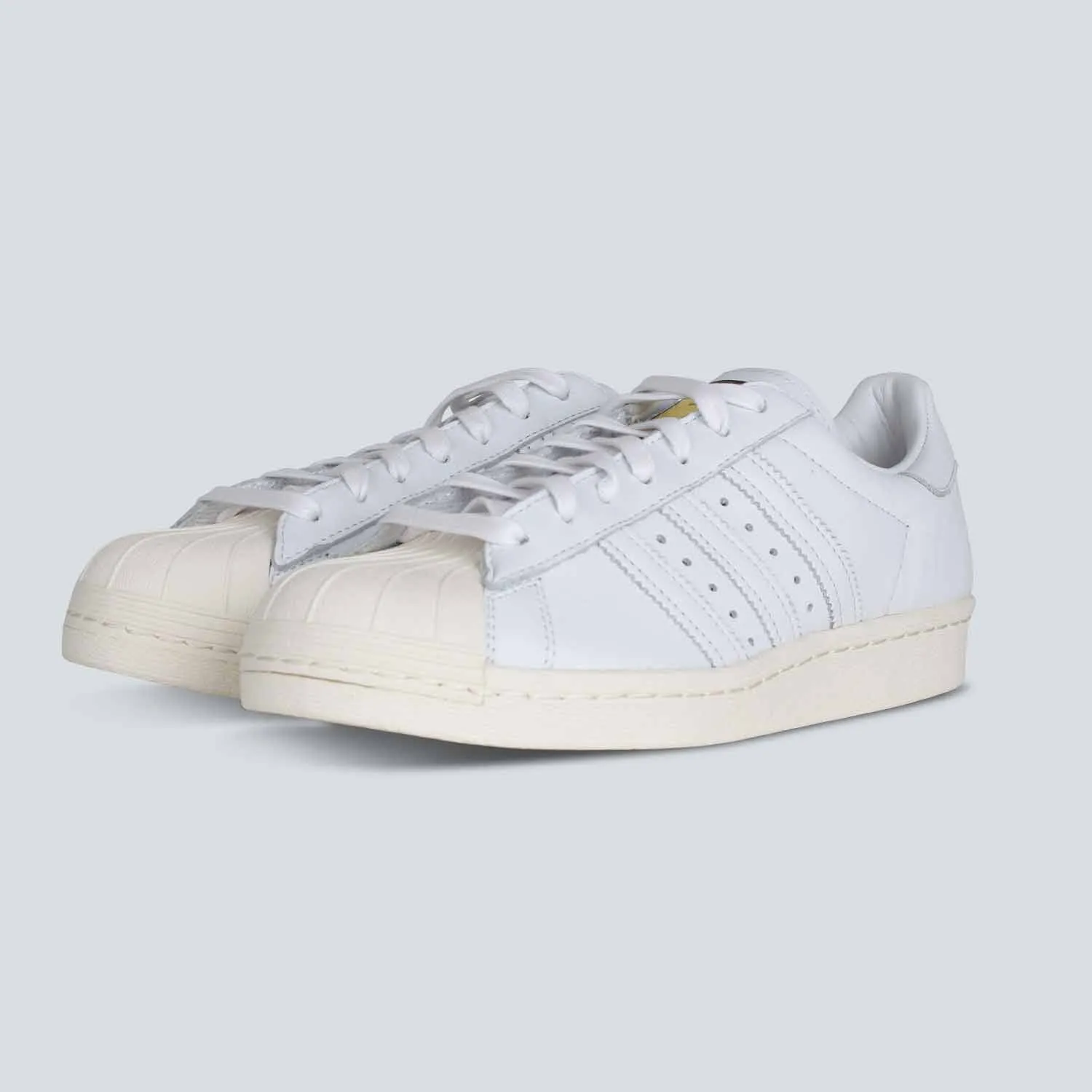 Adidas - Superstar 80's DLX - White/White/Cream White