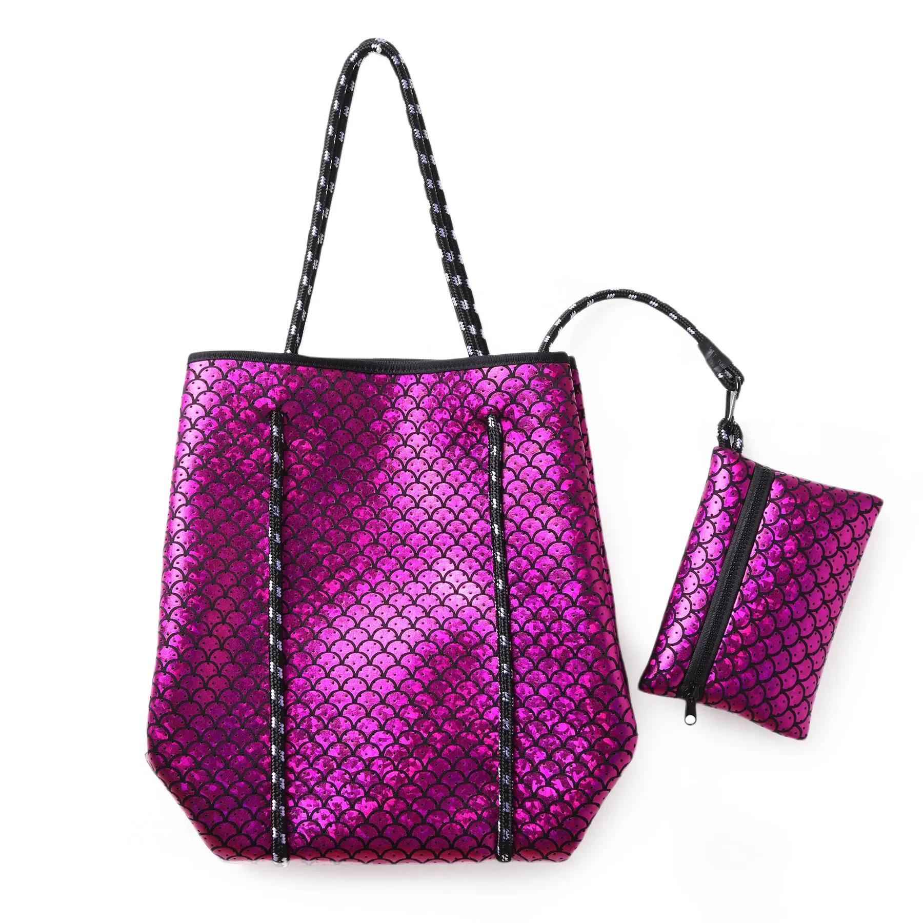 Alana Tote in Mermaid Fuchsia