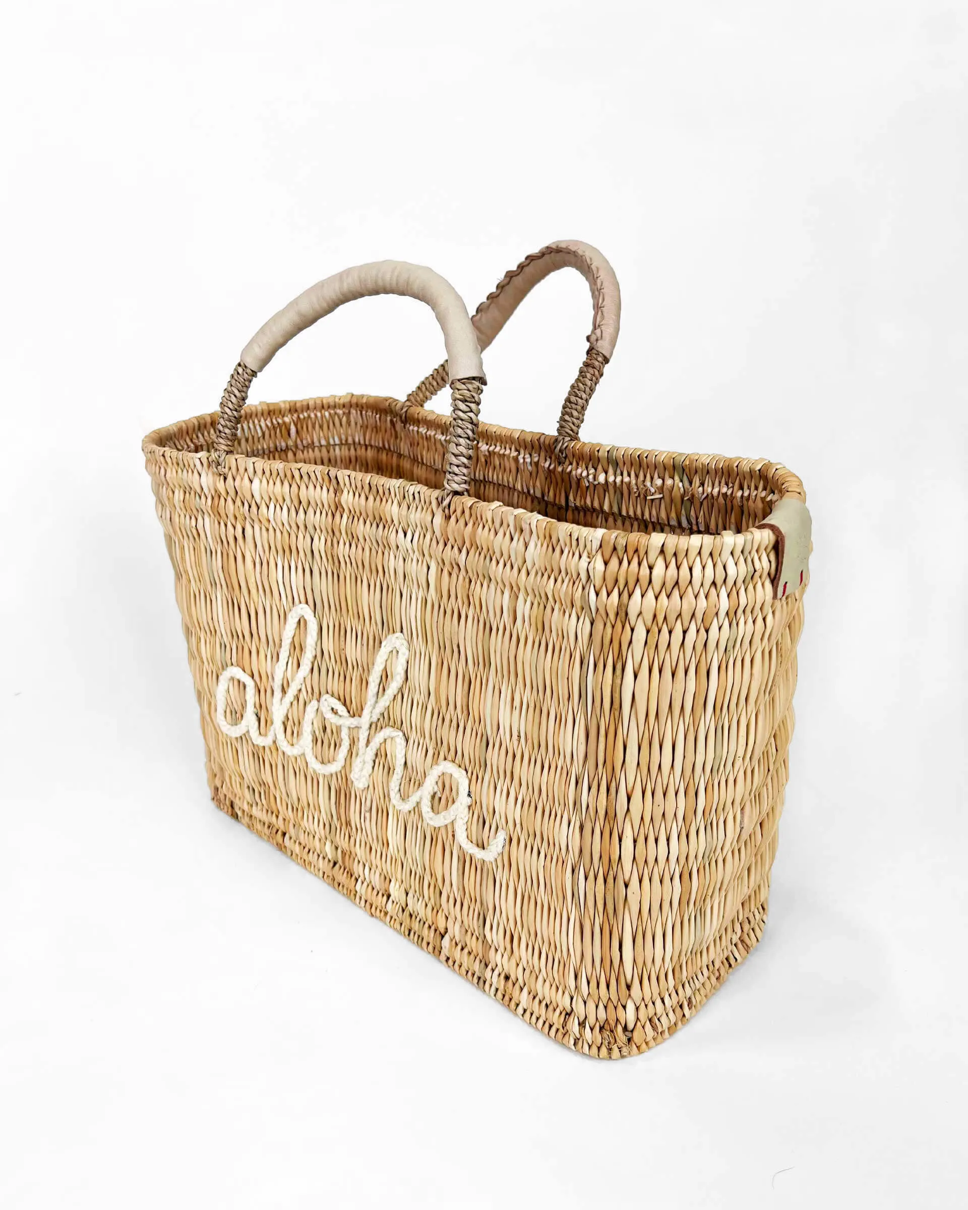 Aloha Medina Motto Basket - Natural