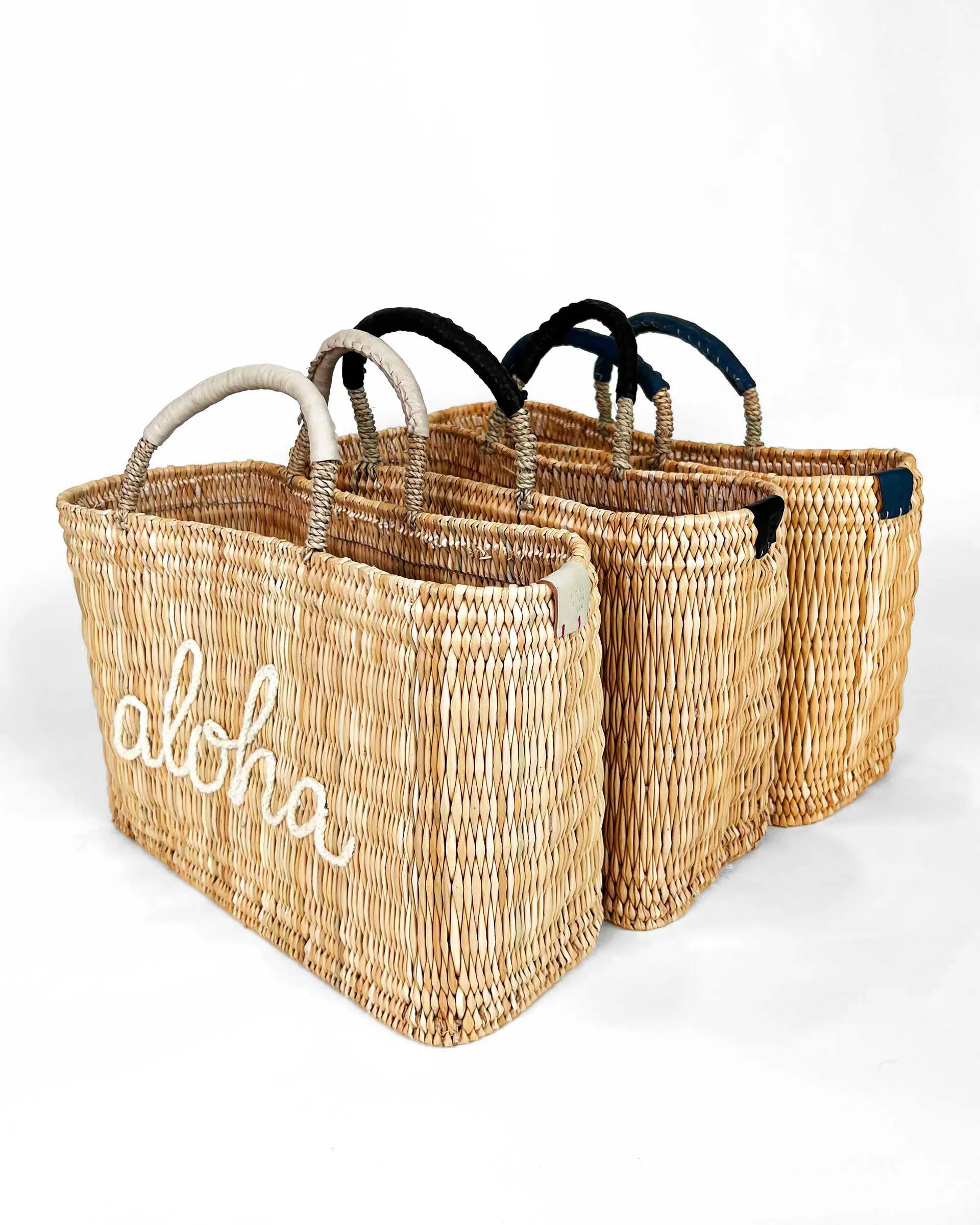 Aloha Medina Motto Basket - Natural