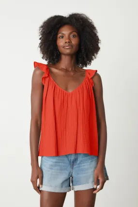 ANETTE COTTON GAUZE TOP