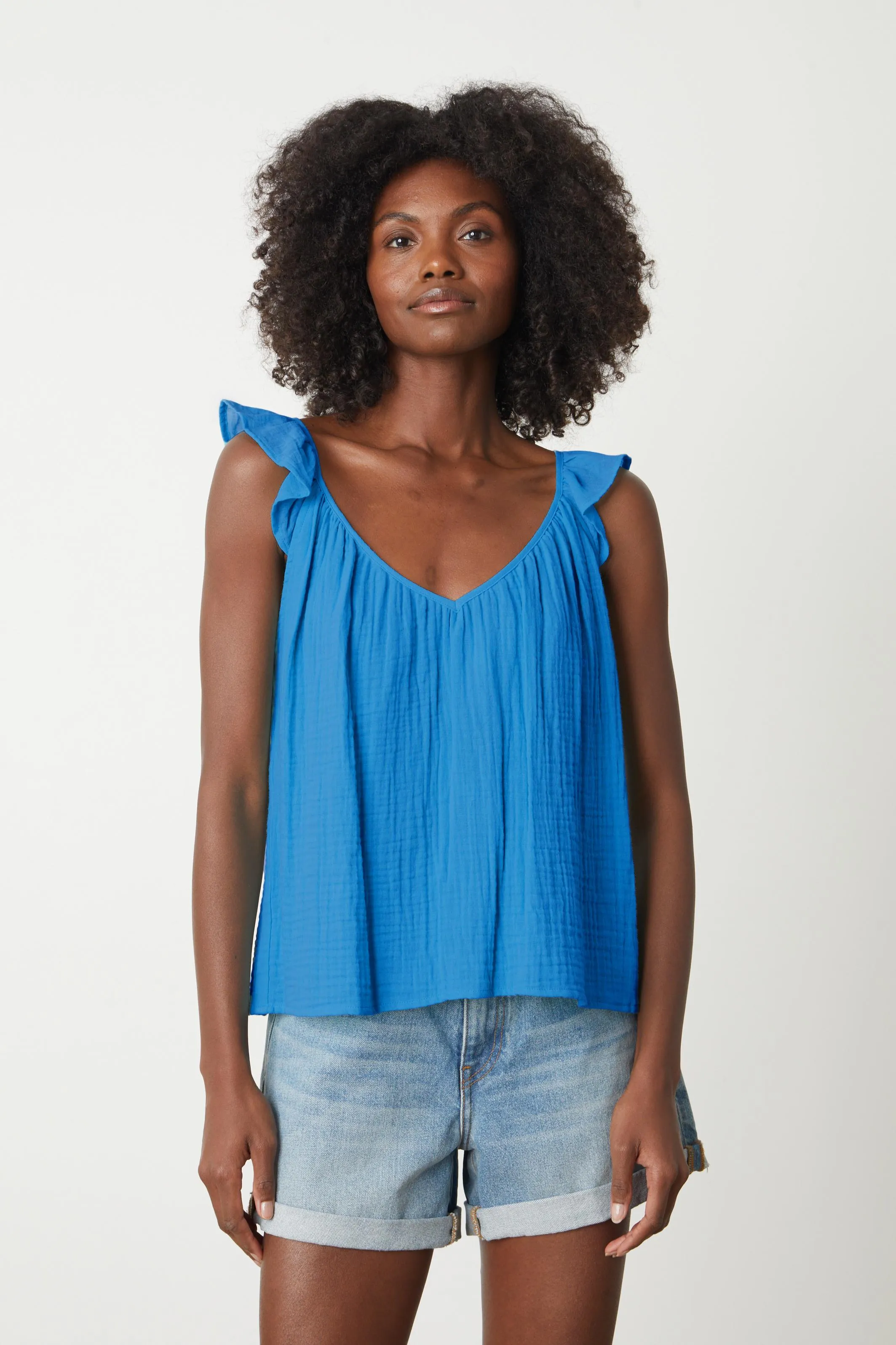 ANETTE COTTON GAUZE TOP