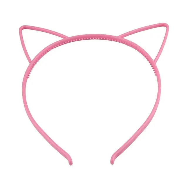 Baby Party Props Sexy Black Cat Ears Girl Headwear Lady Stylish Headband Hair Hoop Accessories For Women Hairband Kids Head Band