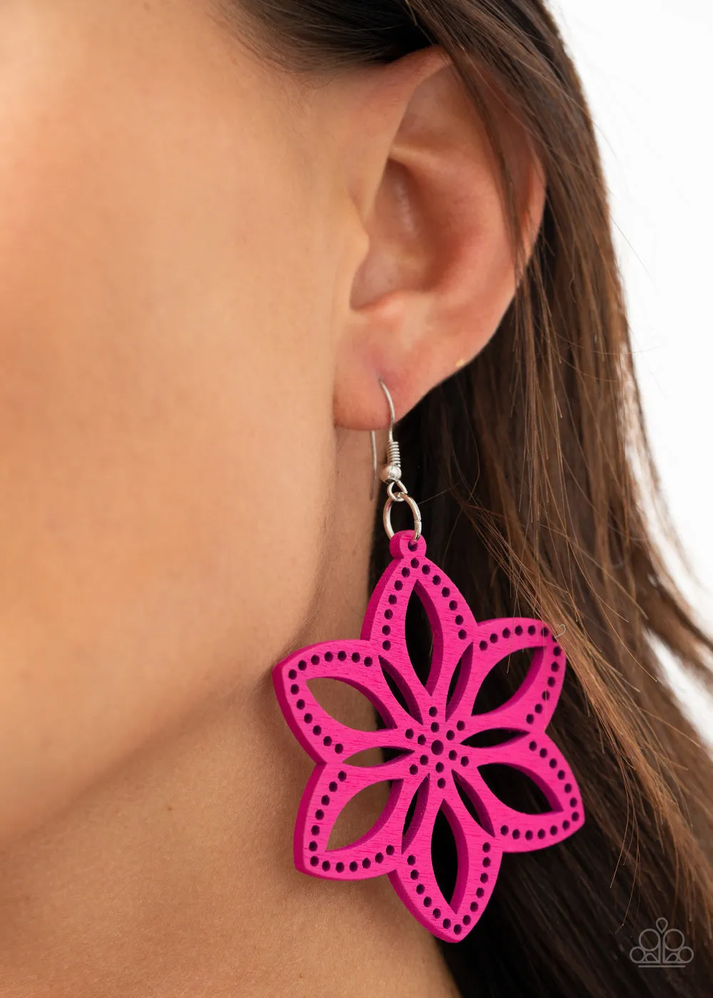 Bahama Blossoms - Pink Earring