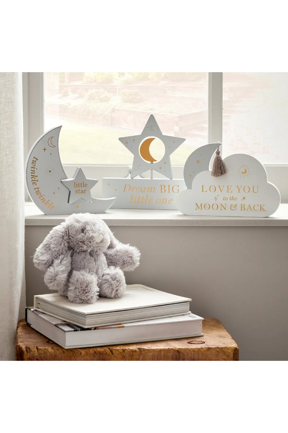 Bambino Wooden Moon Plaque 