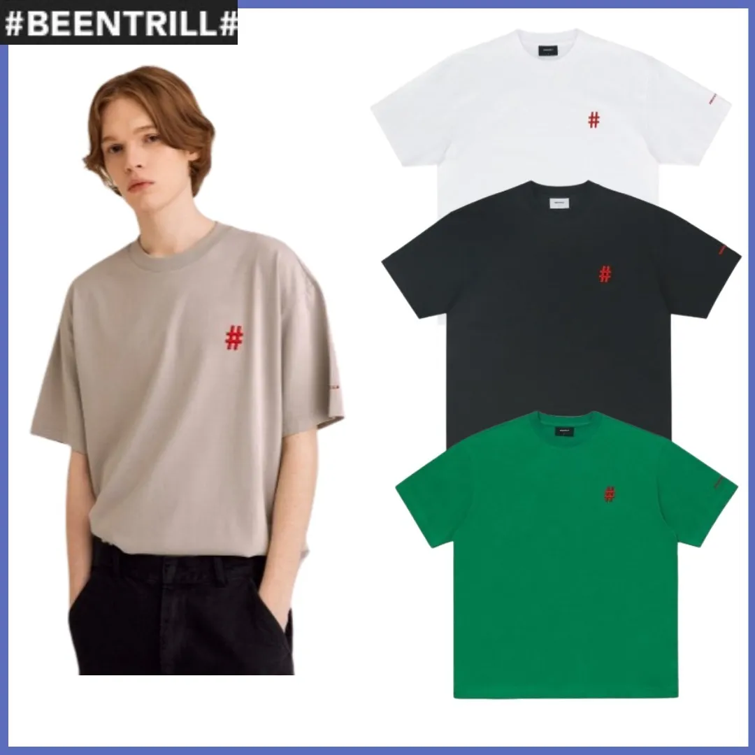 BEEN TRILL  |Unisex Plain Cotton Logo T-Shirts