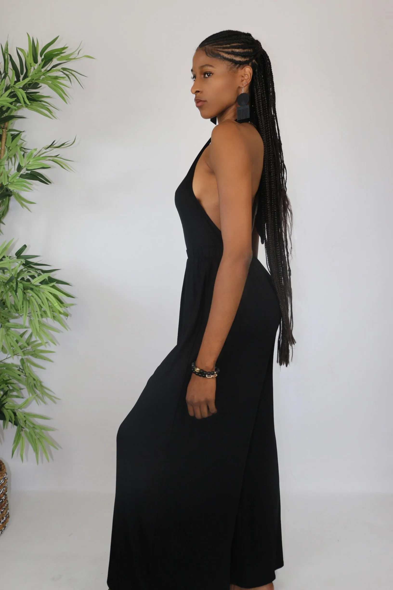 Black Sands Halter Jumpsuit