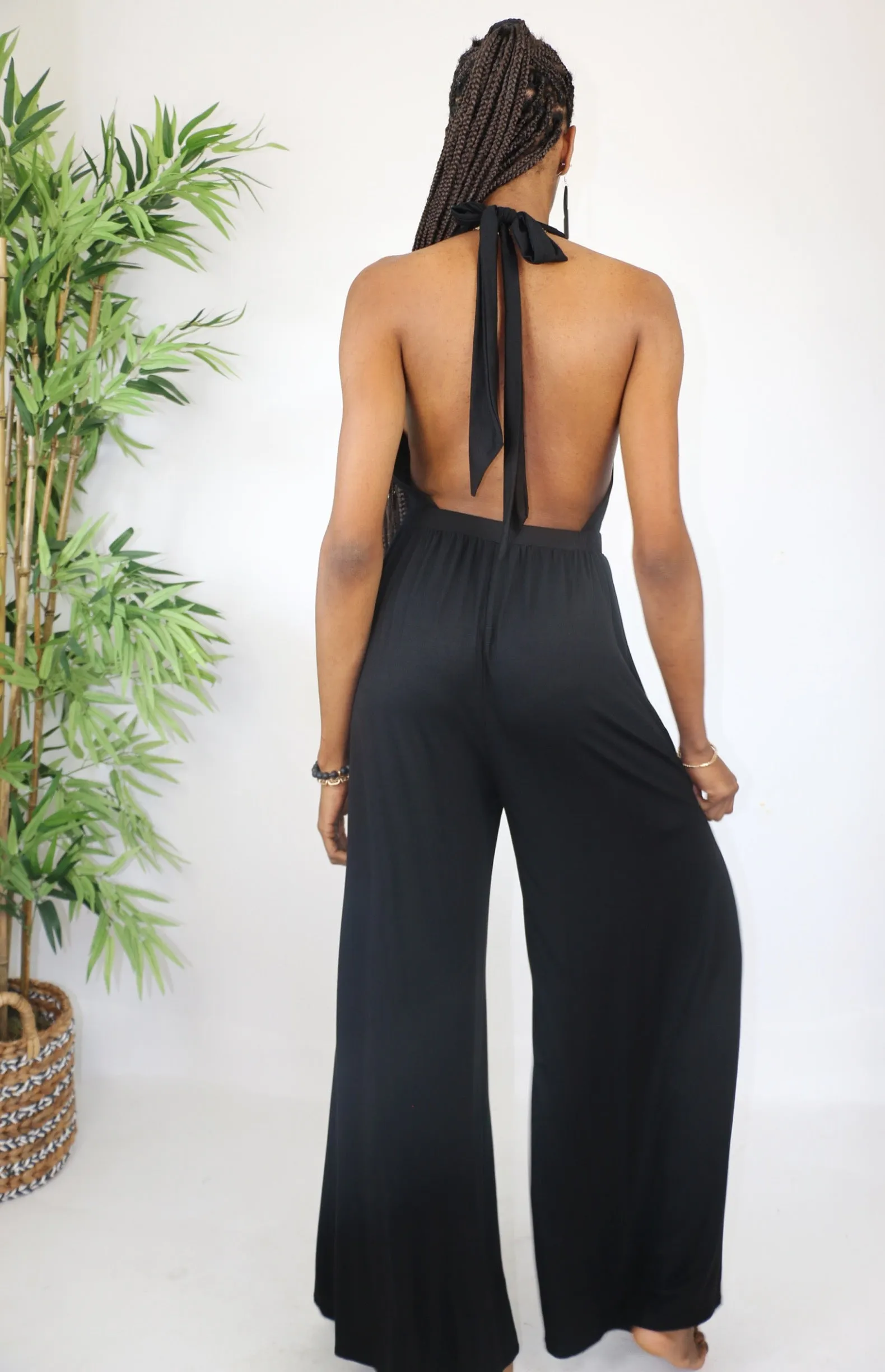 Black Sands Halter Jumpsuit