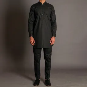 Black Short Kurta