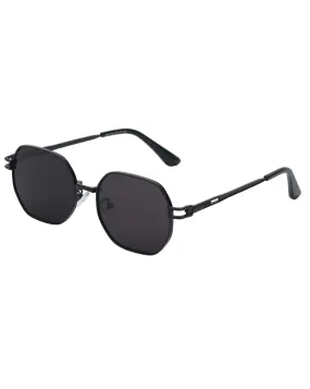 Black Toned with UV Protected Lens Rectangle Sunglass for unisex