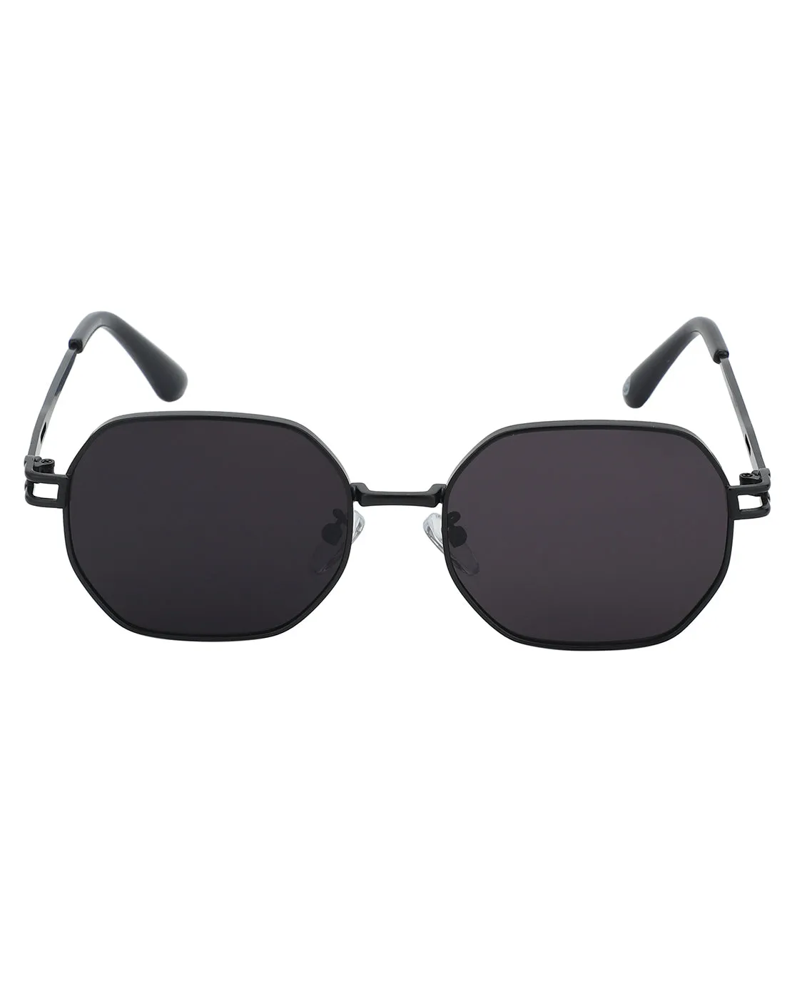 Black Toned with UV Protected Lens Rectangle Sunglass for unisex