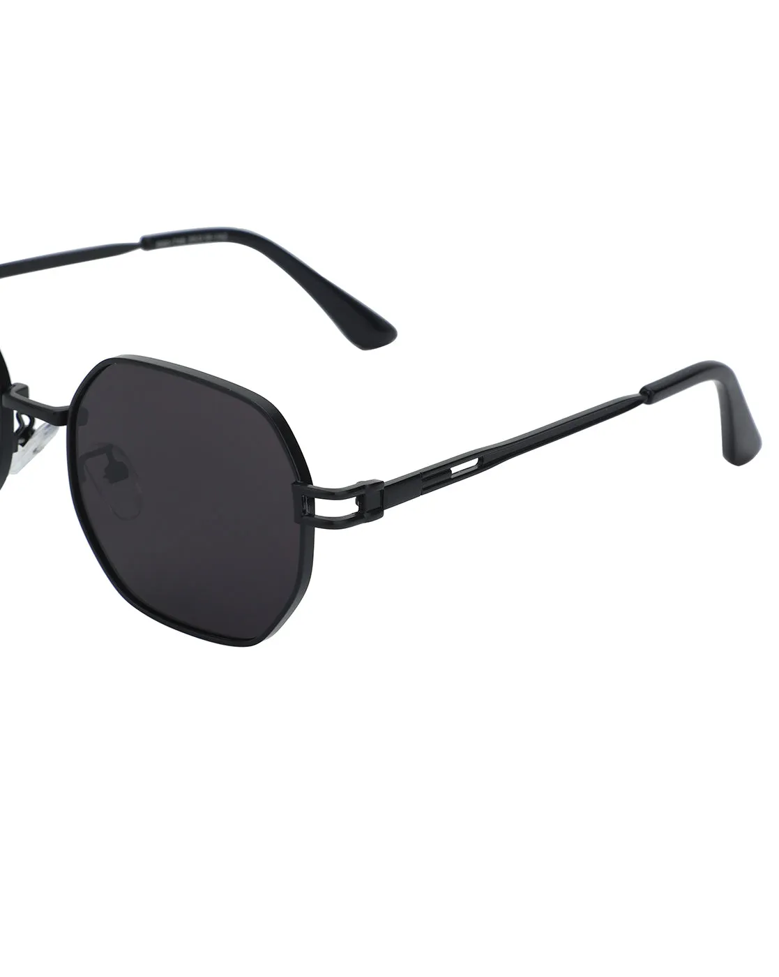 Black Toned with UV Protected Lens Rectangle Sunglass for unisex