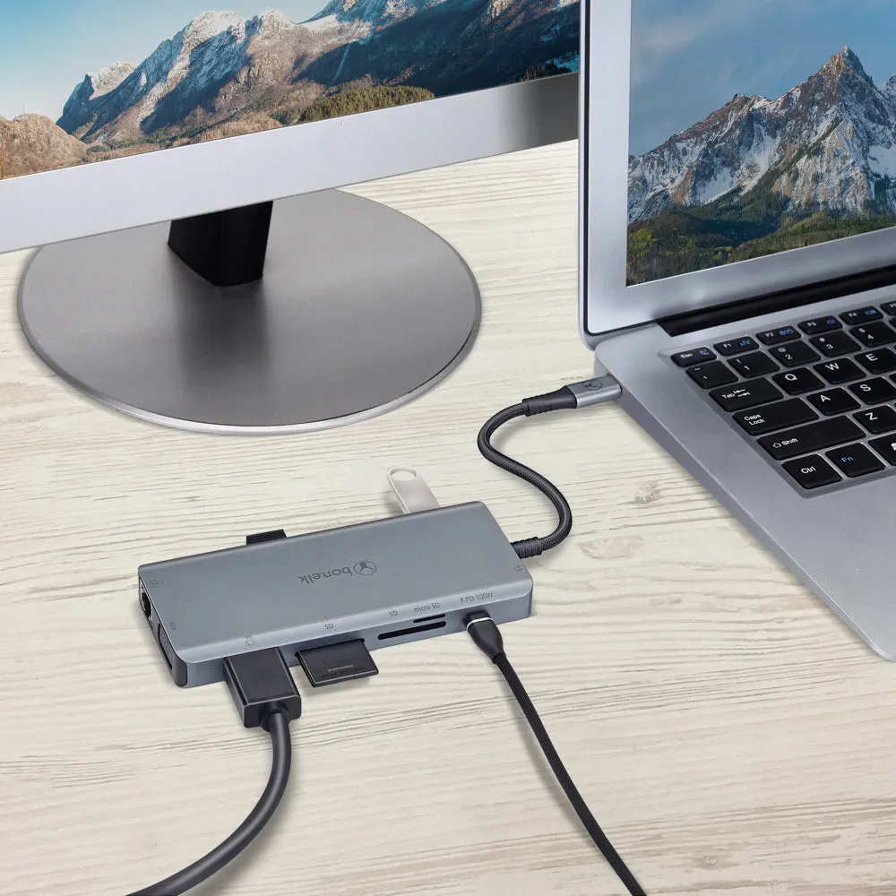 Bonelk Long-Life 13-in-1 Multiport Hub (Space Grey)