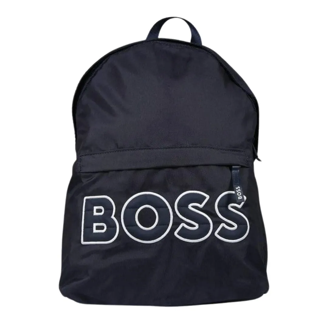 Boss Backpack Logo Black