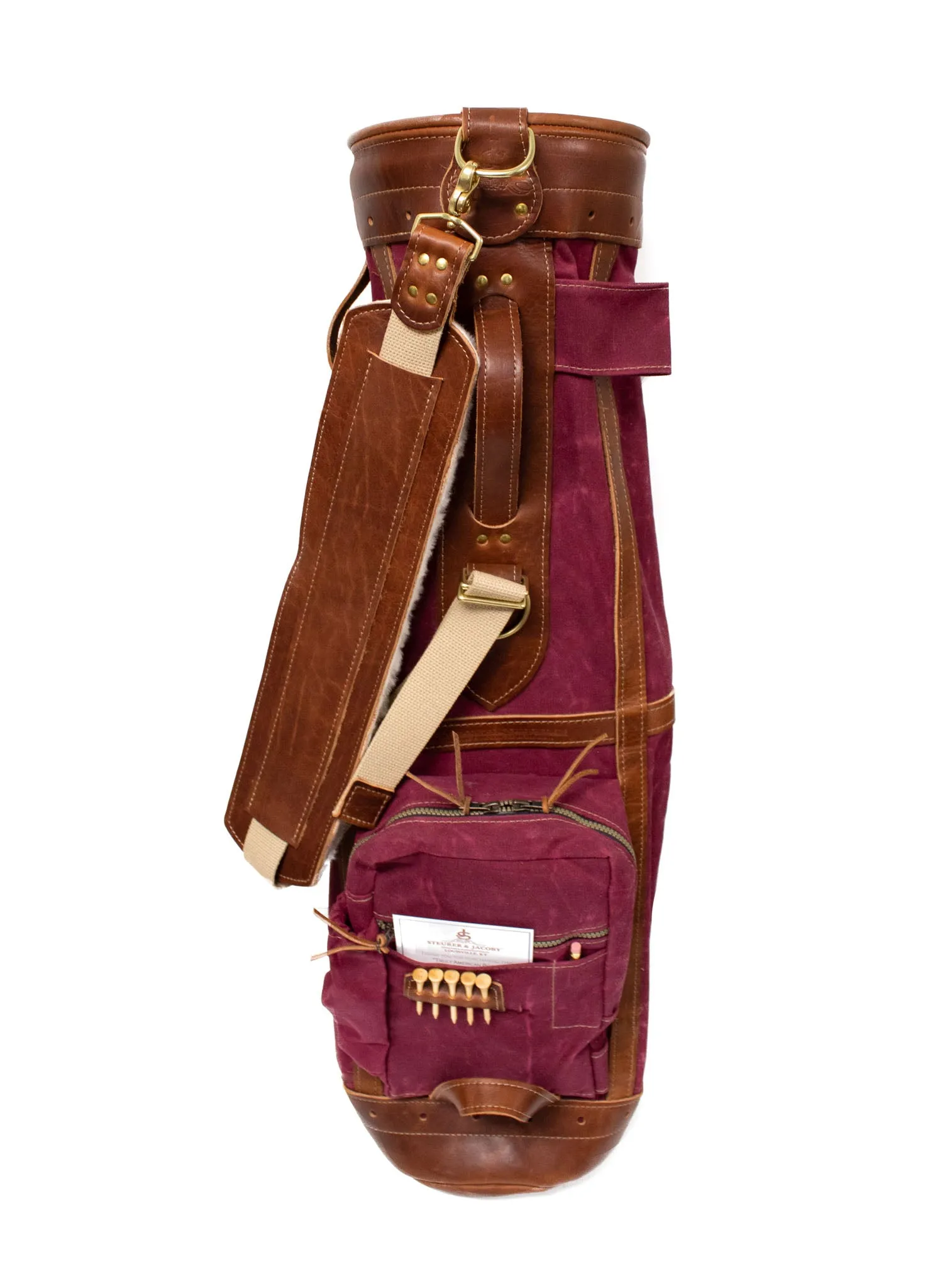 Caddy Style Golf Bag- Burgundy