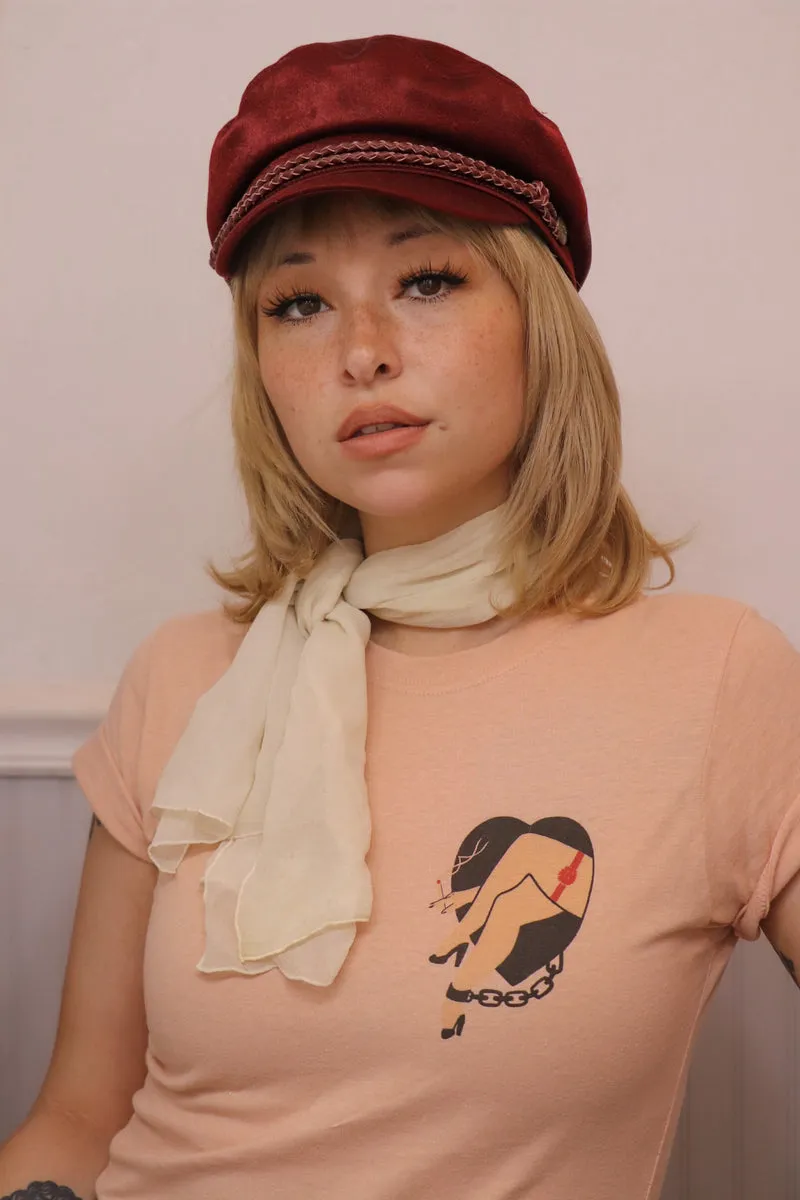 Chains of Love Tee in Peach