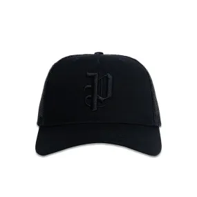 Cotton Twill Trucker Hat (Black) - PA2054TTGT224