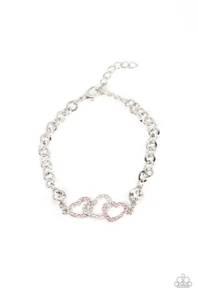 Desirable Dazzle - Pink Bracelet