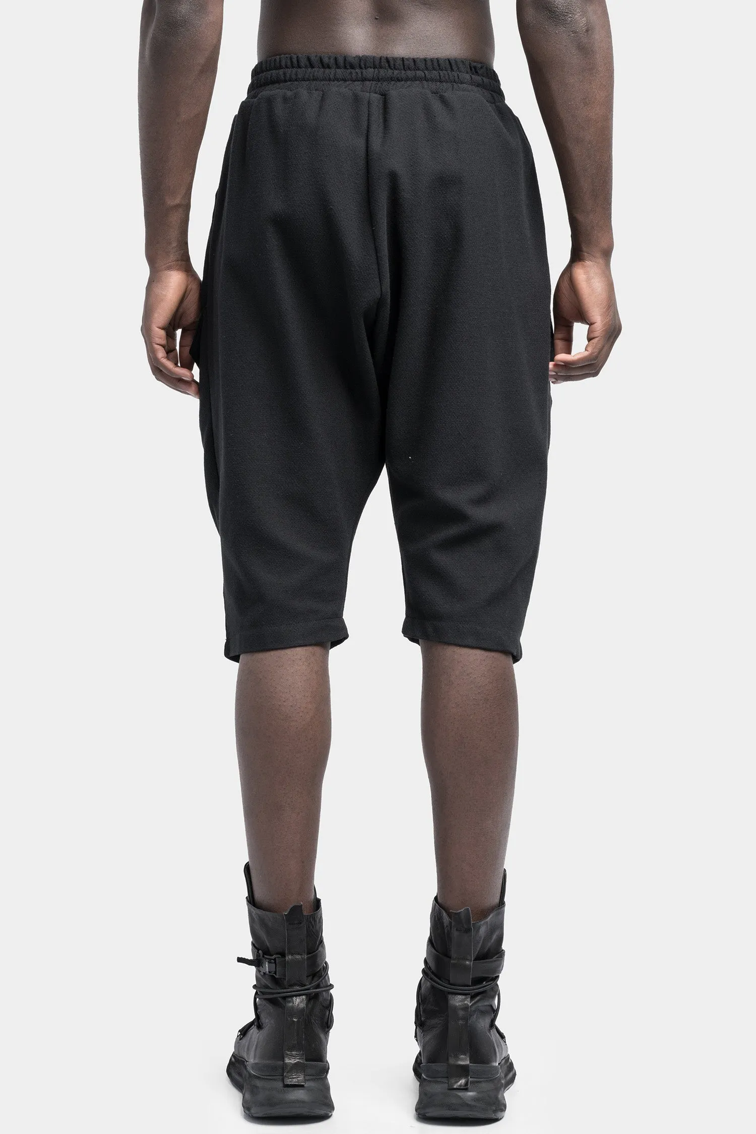 Draped pocket shorts