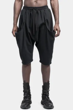 Draped pocket shorts