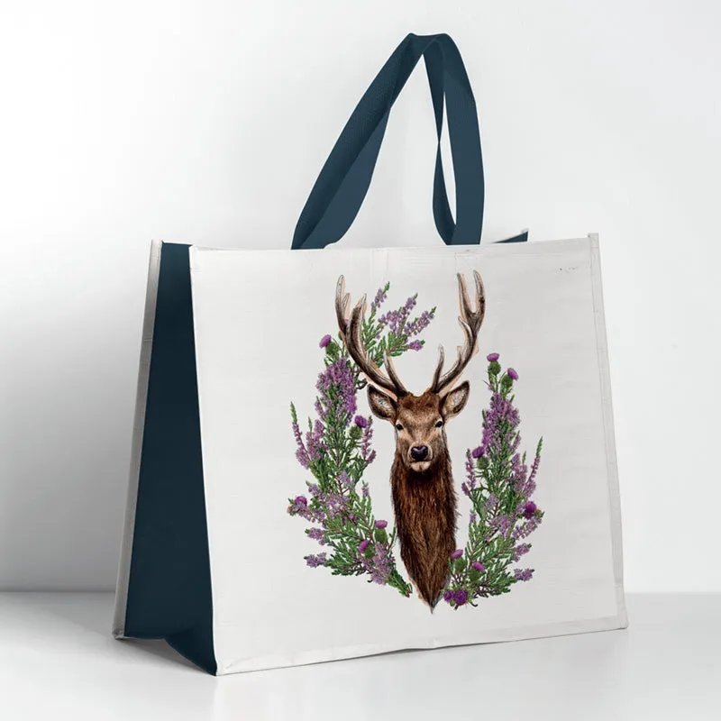 Durable Reusable Shopping Bag - Wild Stag NWBAG84