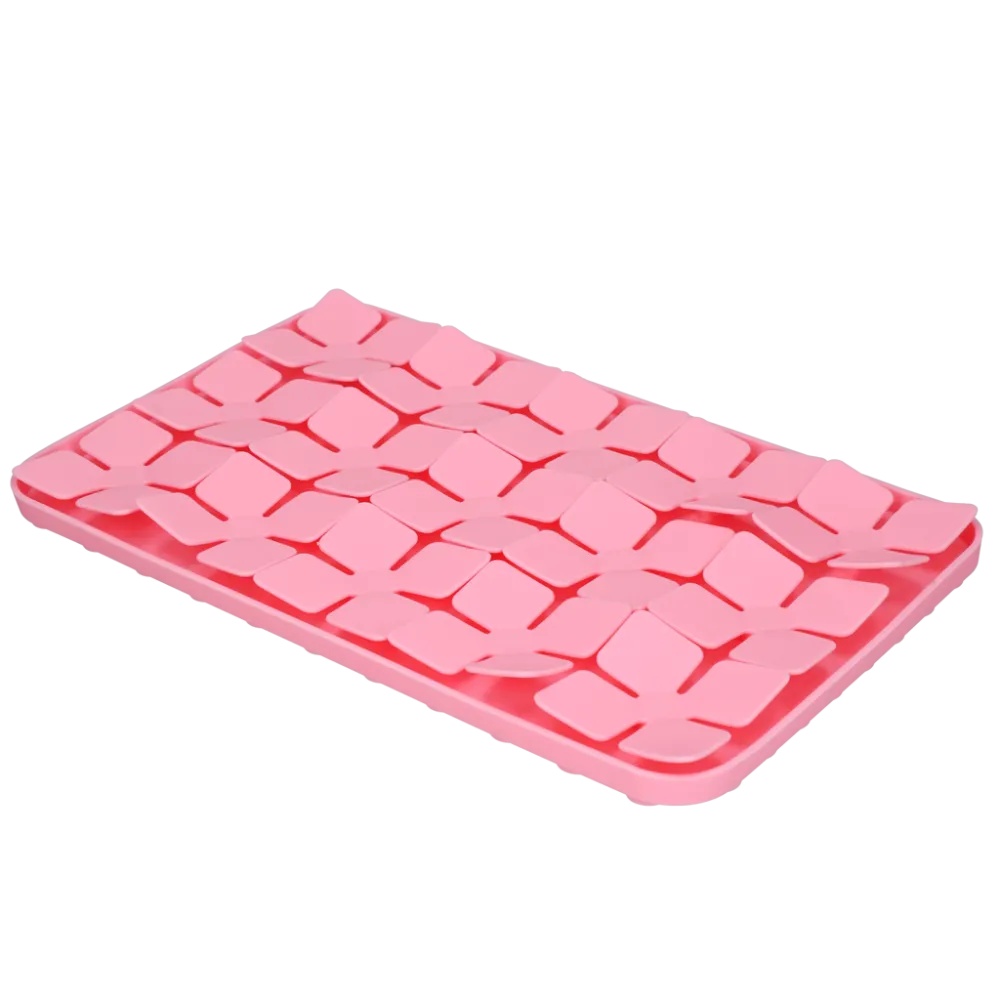 Eat Slow Live Longer Lick Mat Dimensions Flower Pink