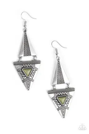 El Paso Edge - Green Earring