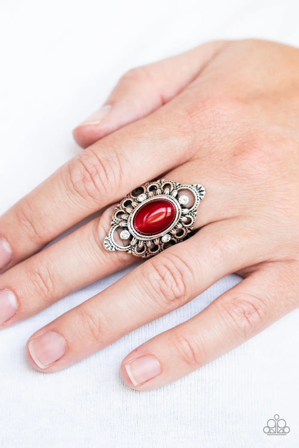 Elegantly Enchanted - Red Ring