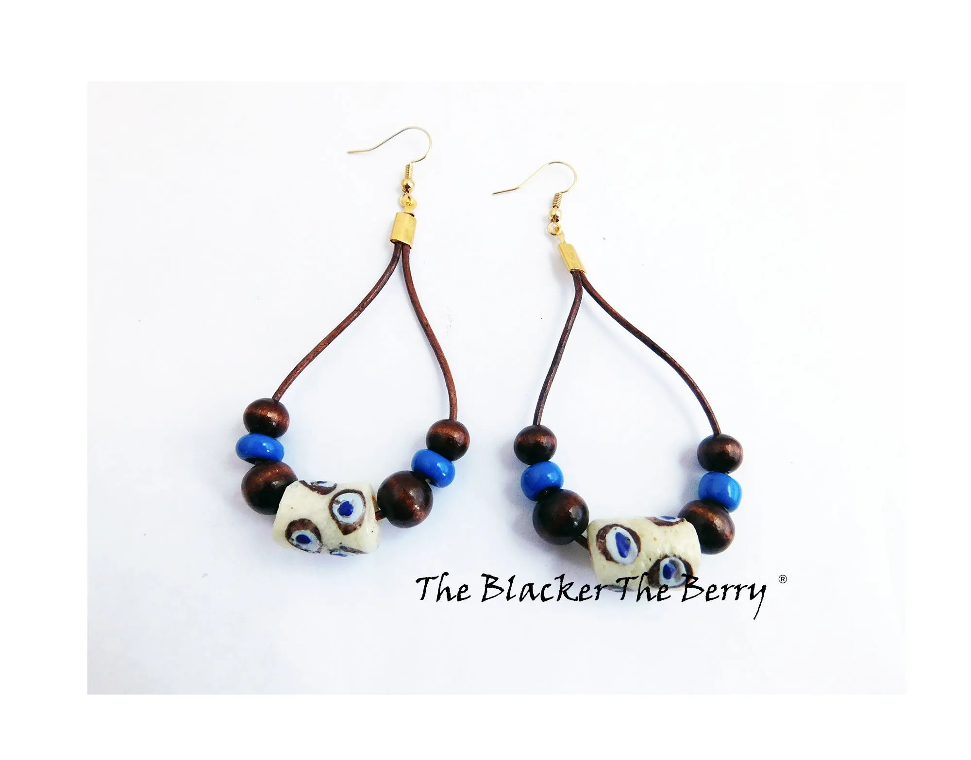 Ethnic Earrings Beaded African Jewelry Handmade