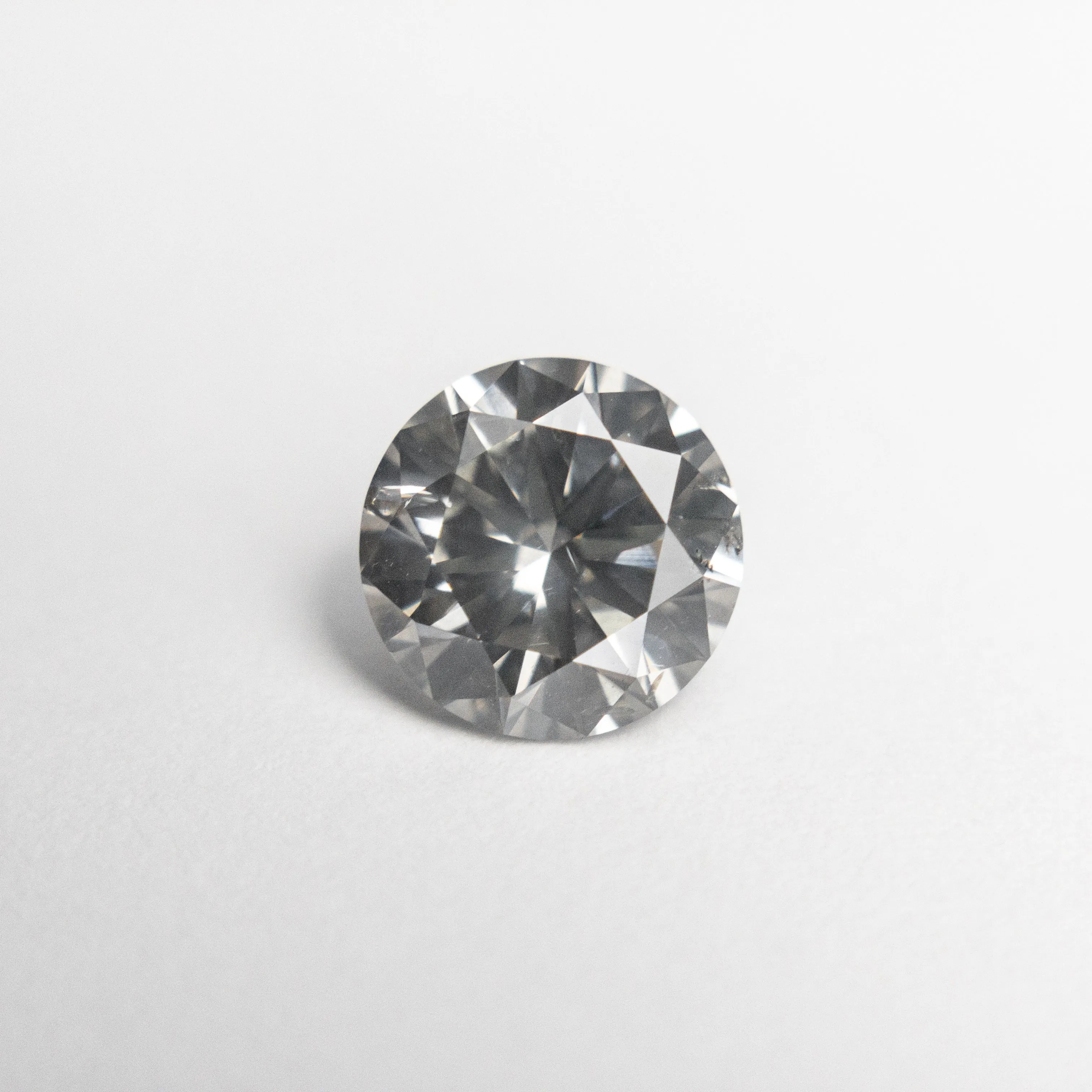 Fancy Grey Brilliant Diamond - 1.01ct Round