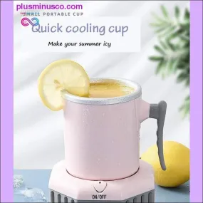 Fast Cooling Cup Mini Chilled Drinks Juice Desktop