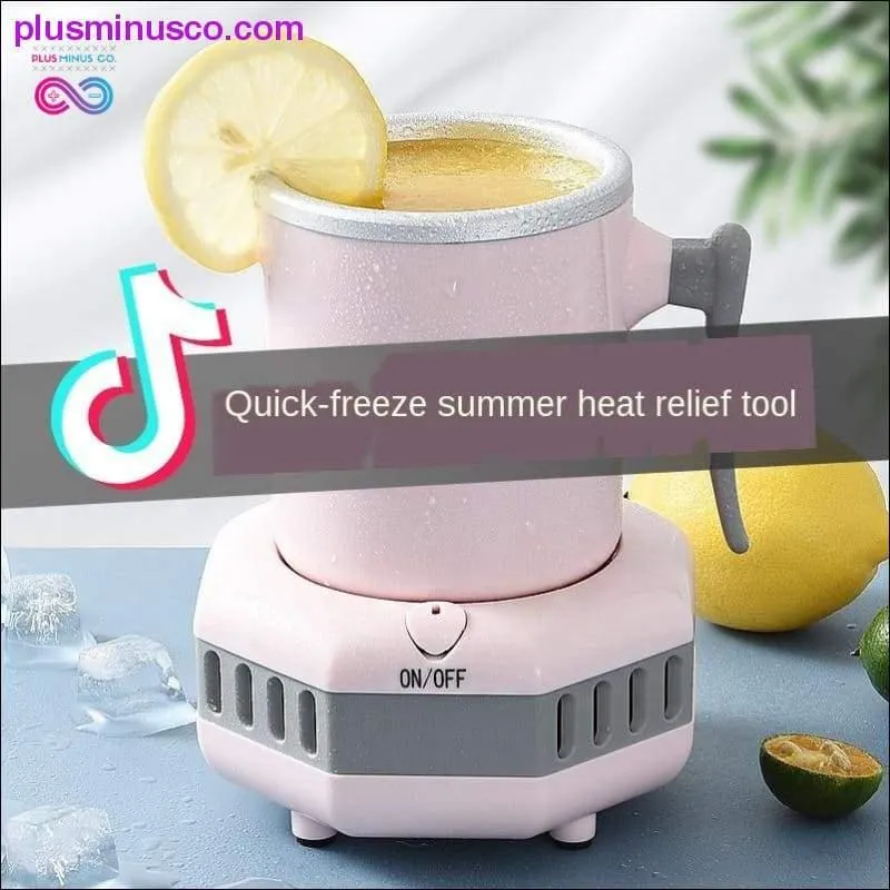 Fast Cooling Cup Mini Chilled Drinks Juice Desktop