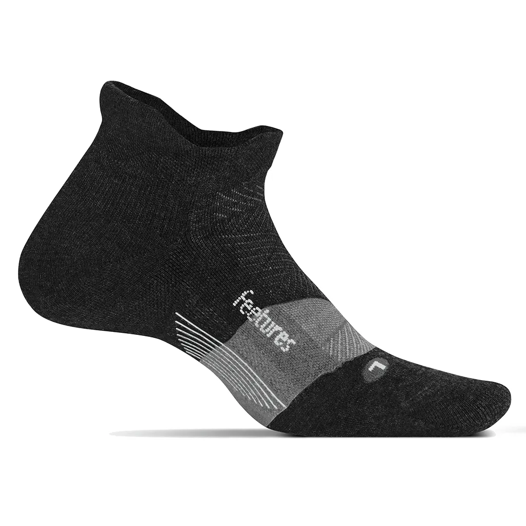 Feetures Merino 10 Max Cushion No-Show Tab Socks