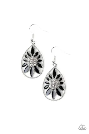 Floral Morals - Black Earring