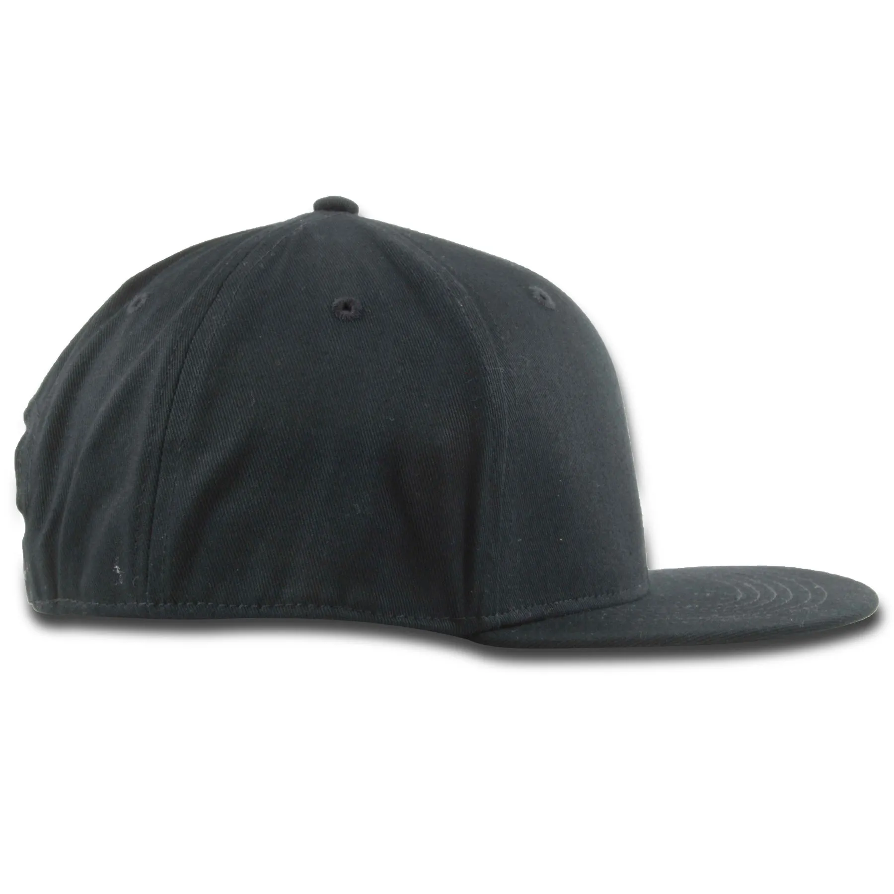 Foot Clan Blank Black Snapback Hat