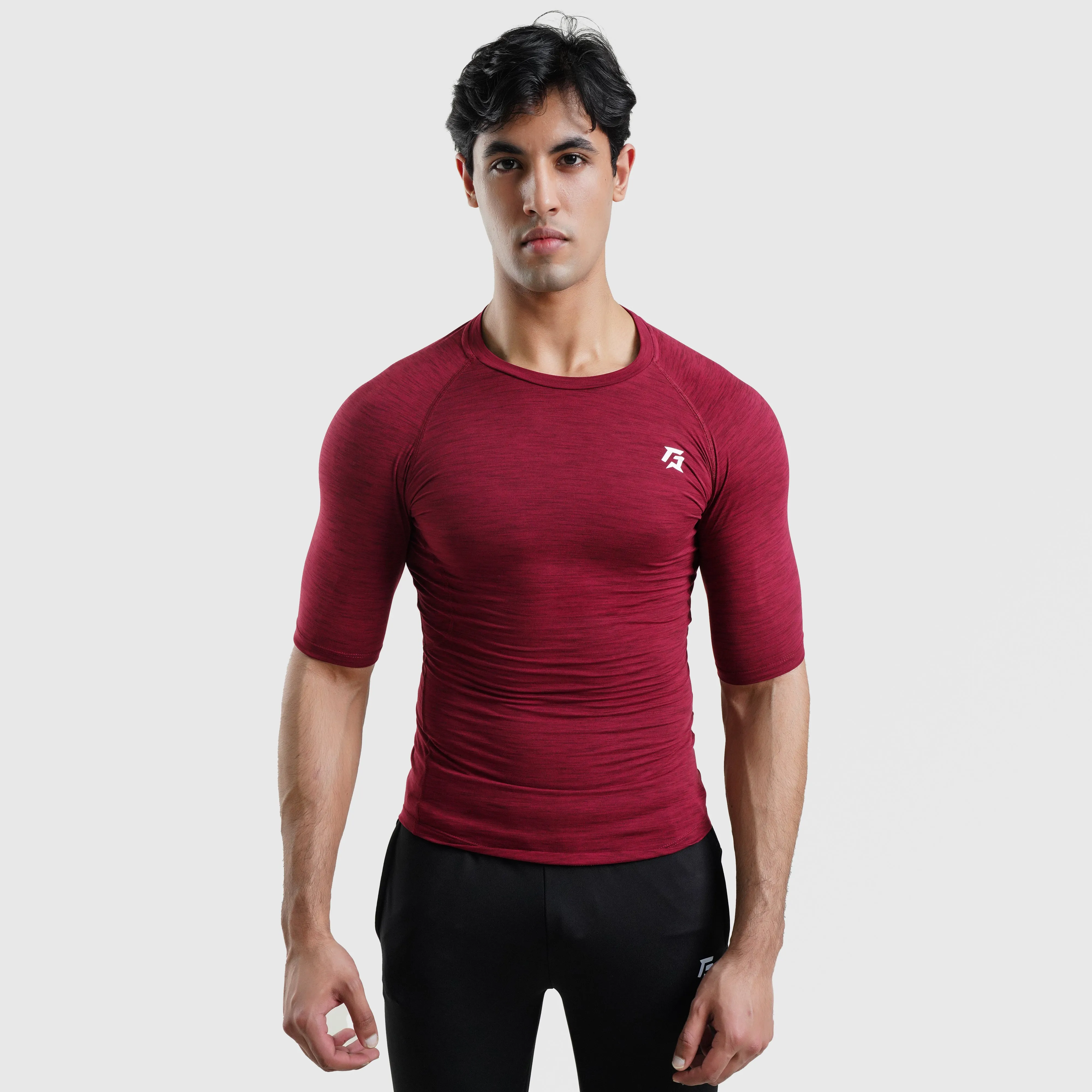 GA Compression Short Sleeves (Maroon)