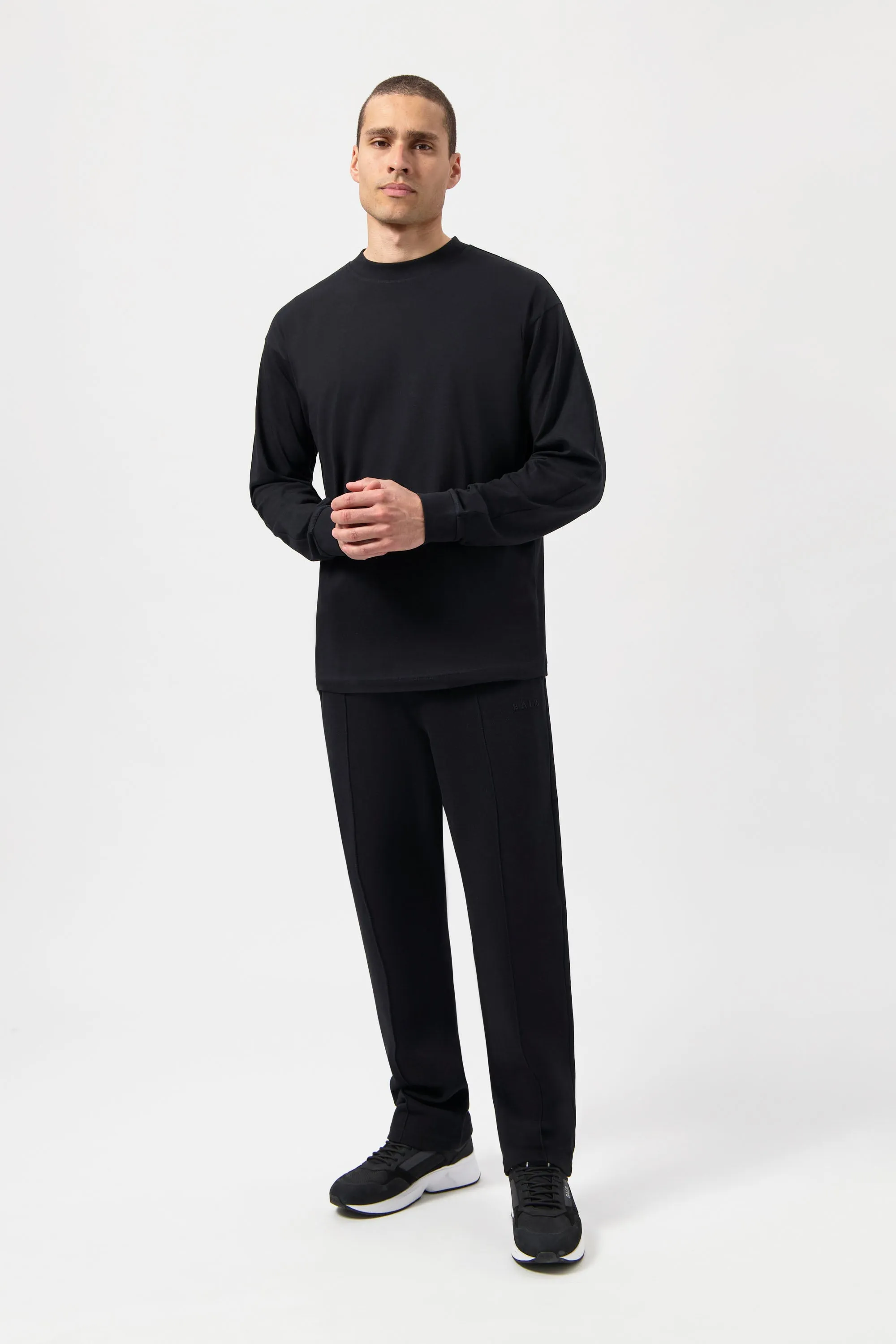 Game Day Box Fit Long Sleeve T-Shirt Jet Black