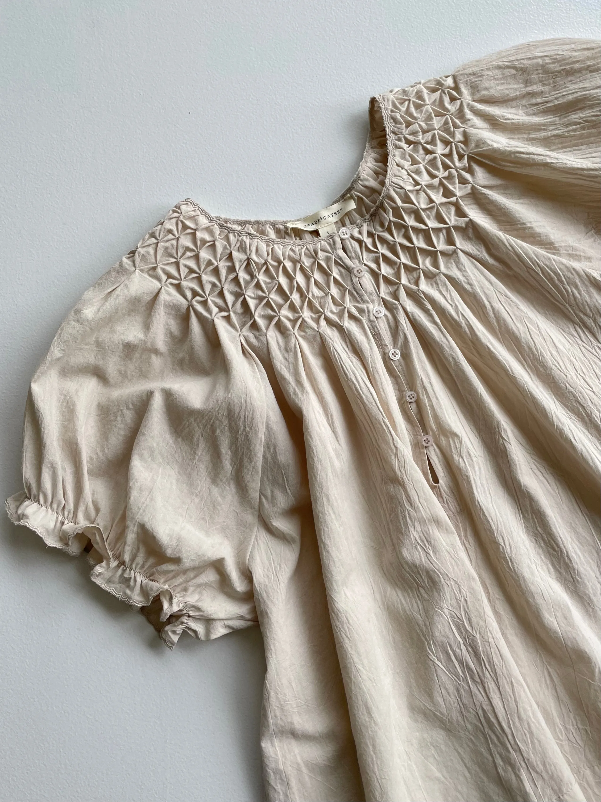 Giverny Smocked Blouse