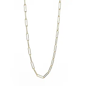 Gold Fill Long Chain Necklace