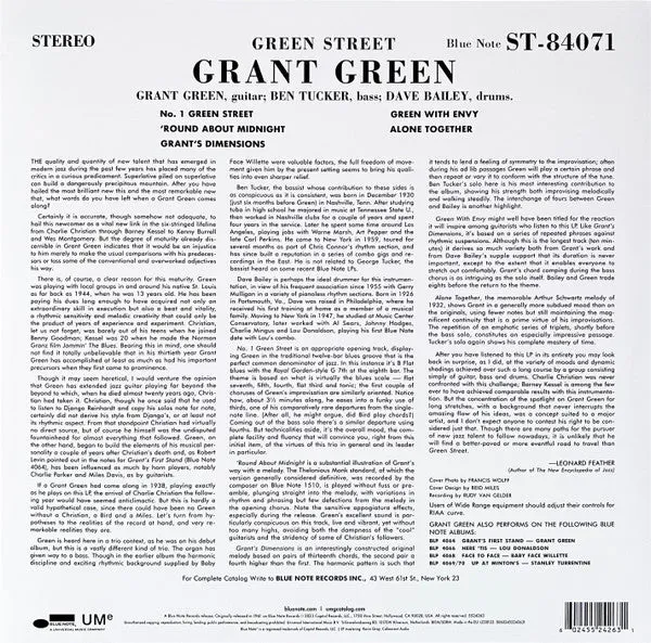 Grant Green ~ Green Street